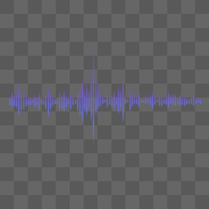 蓝色渐变波纹音频光效图片
