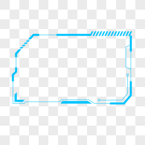 未来技术感测抽搐直播覆盖边框图片