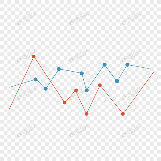 矢量线图表图片