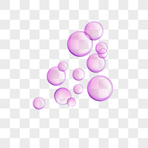 紫色泡泡图片