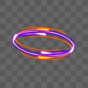 圆环曲线发光光效图片