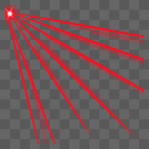 红色一点发散镭射激光高清图片