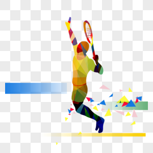 几何运动项目网球比赛图片