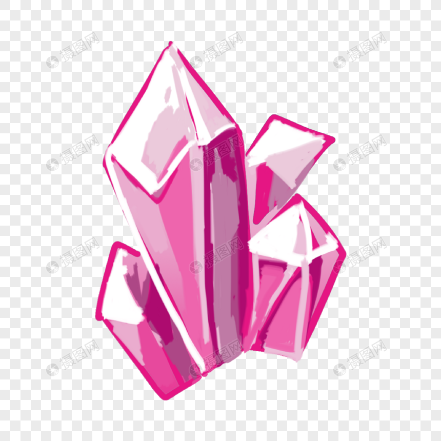 粉色精美钻石游戏水晶图片