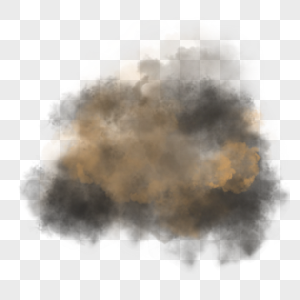 沙子写实黑色尘云图片