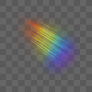抽象彩虹光线光效图片