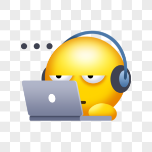 可爱卡通电脑音乐emoji表情图片