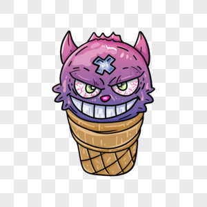 僵尸怪物冰淇淋图片