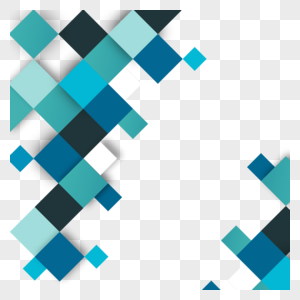 方格彩色正方形商务几何抽象边框图片