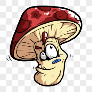 波普美漫食物蘑菇图片