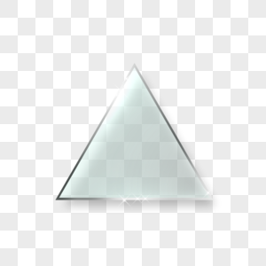 三角形透明平面玻璃图片