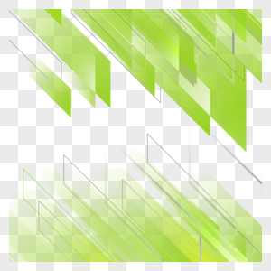 绿色几何抽象商务边框图片