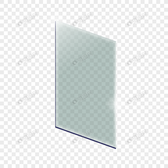 平行四边形透明玻璃图片