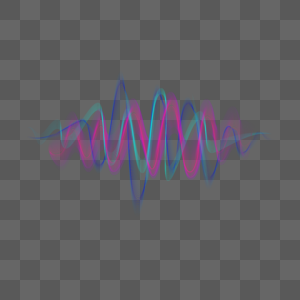 声波音乐霓虹灯动态光流发光粒子声音均衡器图片
