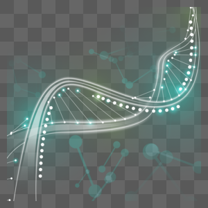 抽象水印链条光效抽象dna图片