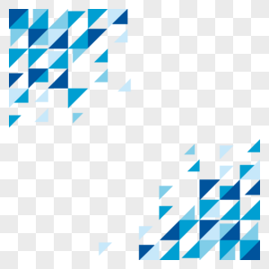 几何抽象蓝色渐变边框图片