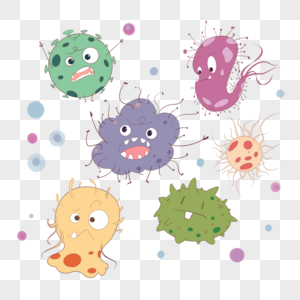 可爱的微生物细菌图片