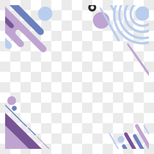 简约手绘紫色商务抽象边框图片