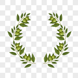 和平标志奥运会橄榄枝花卉边框图片