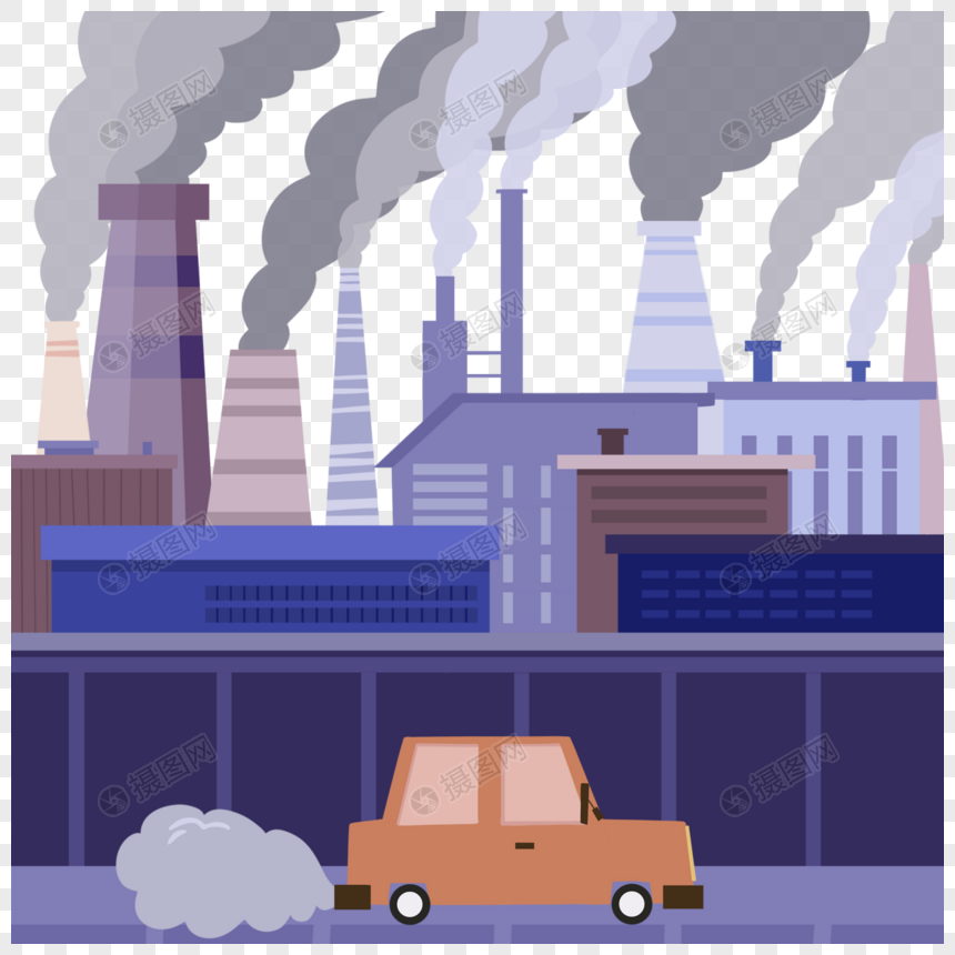 有毒气体排放废气工业污染图片