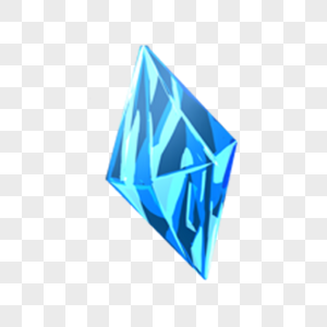 蓝色精美钻石游戏宝石图片