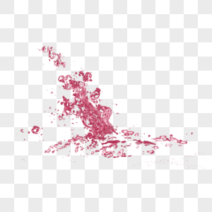 3d粉色水滴飞溅图片