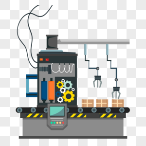 厂家工业机械制造卡通高清图片