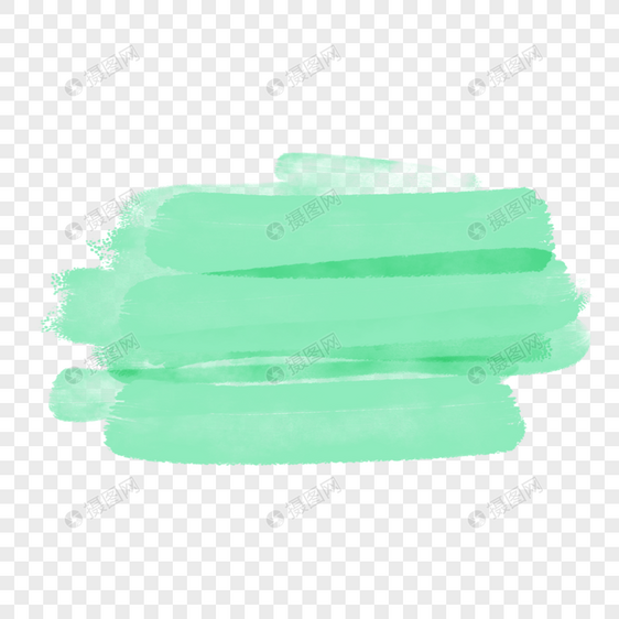 绿色涂鸦水彩笔刷涂痕图片