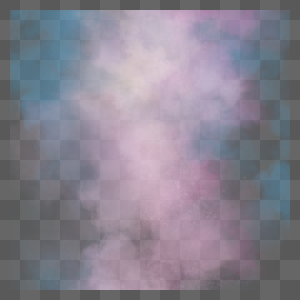 半透明粉色和蓝色抽象水彩爆炸烟雾图片