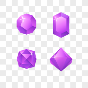 紫色发光宝石钻石图片