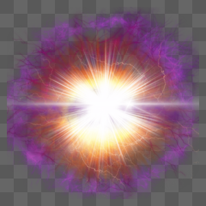 星空宇宙爆炸紫色闪光图片