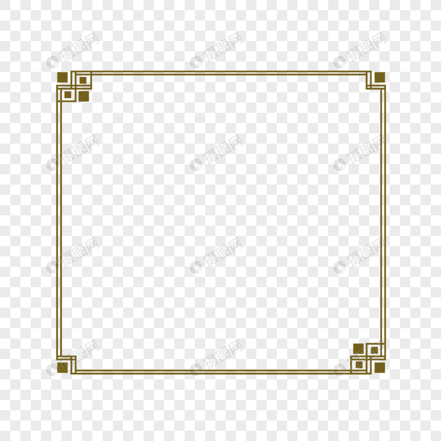 水墨古风框矢量高清素材图片
