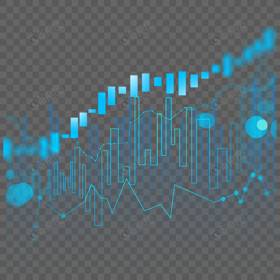 股票市场走势图价格柱状趋势分析图片