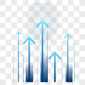 蓝色金融商务科技感箭头图片