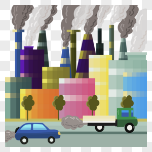 有毒气体排放污染工业废气图片