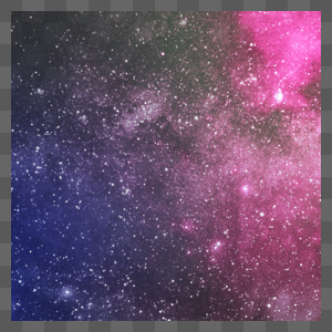 紫色梦幻的银河星空图片