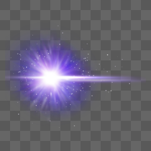 超新星爆炸紫色光效图片