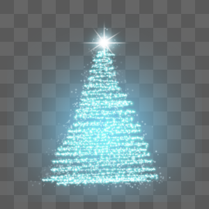 圣诞灯效淡蓝荧光灯带图片