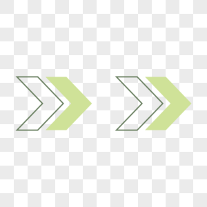 绿色简约向右箭头网页图标道路指示标图片