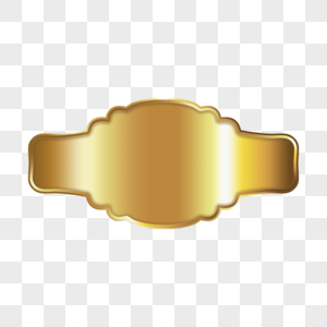 金色金属标签立体边框图片