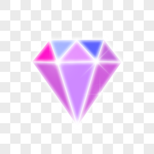 三角形卡通彩色钻石插图图片