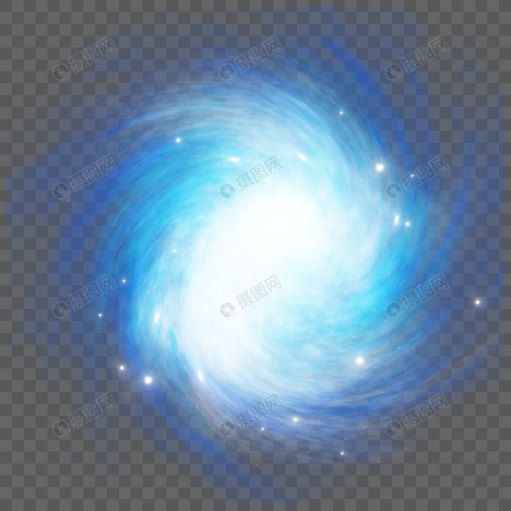 漩涡星云宇宙光效图片