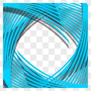 几何蓝色抽象剪纸商务边框图片