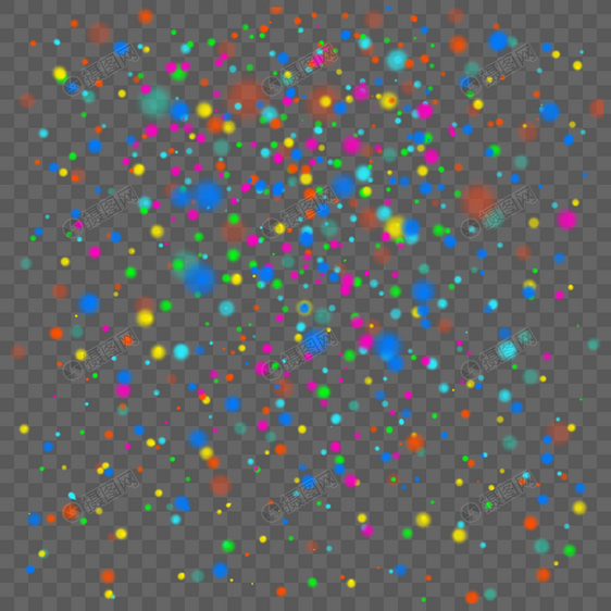 彩色悬浮颗粒美丽漂浮粒子图片