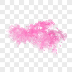 粉色云朵装饰效果图片