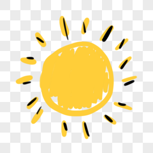 夏季可爱元素卡通太阳图片