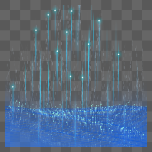 抽象网状5g光效科技图片