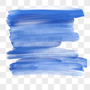 蓝色色彩自由笔触水彩图像图片