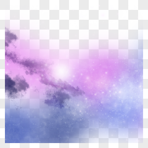 神秘多彩宇宙星云银河插画元素图片