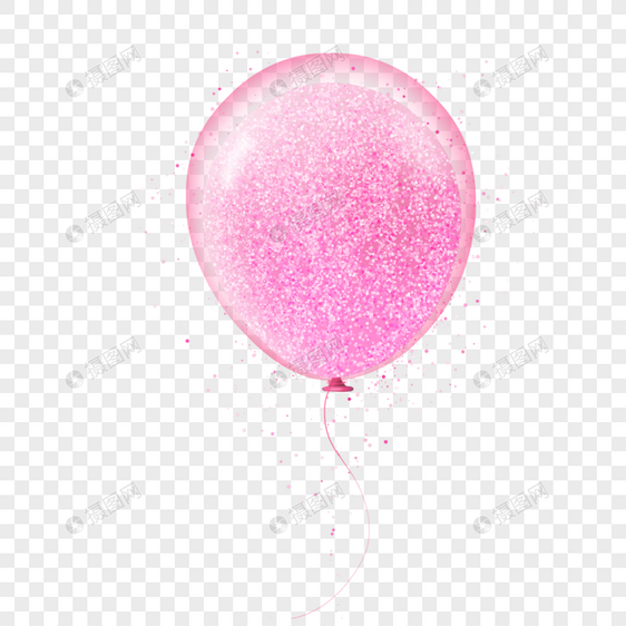 气球粉色椭圆形状图片